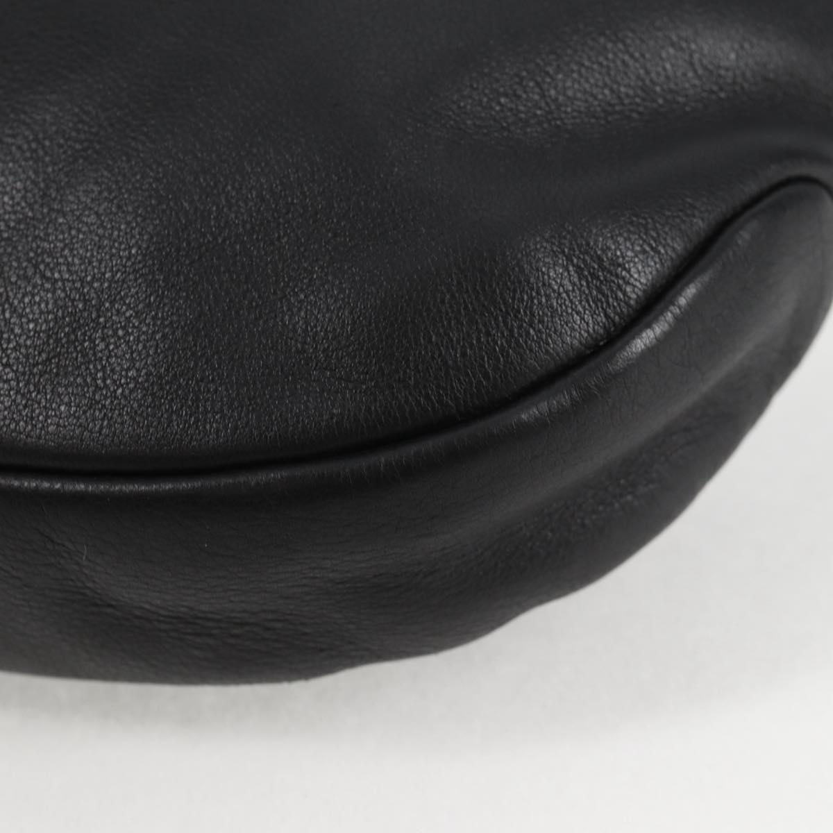 Salvatore Ferragamo Vala Shoulder Bag Leather Black Auth yk18131V
