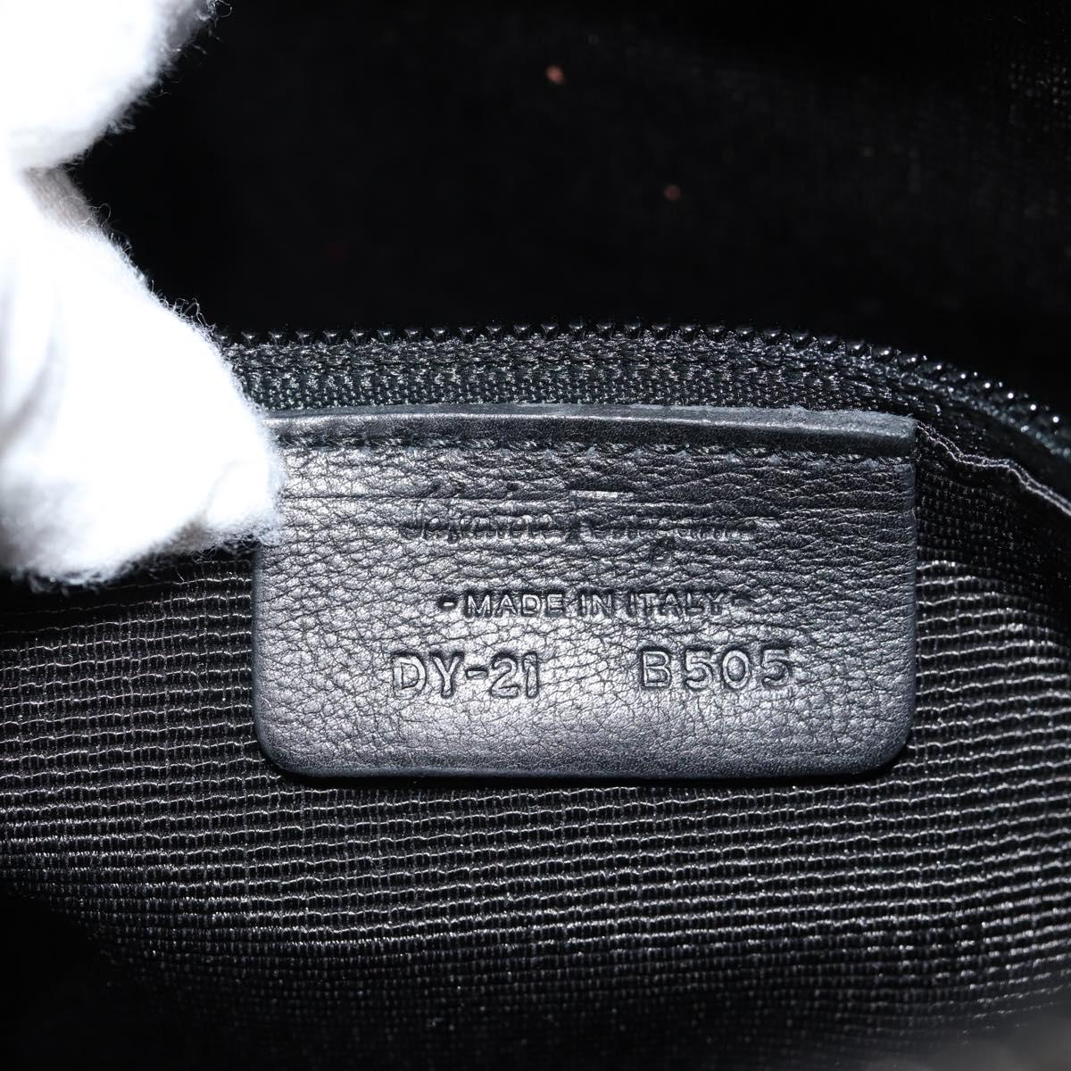 Salvatore Ferragamo Vala Shoulder Bag Leather Black Auth yk18131V