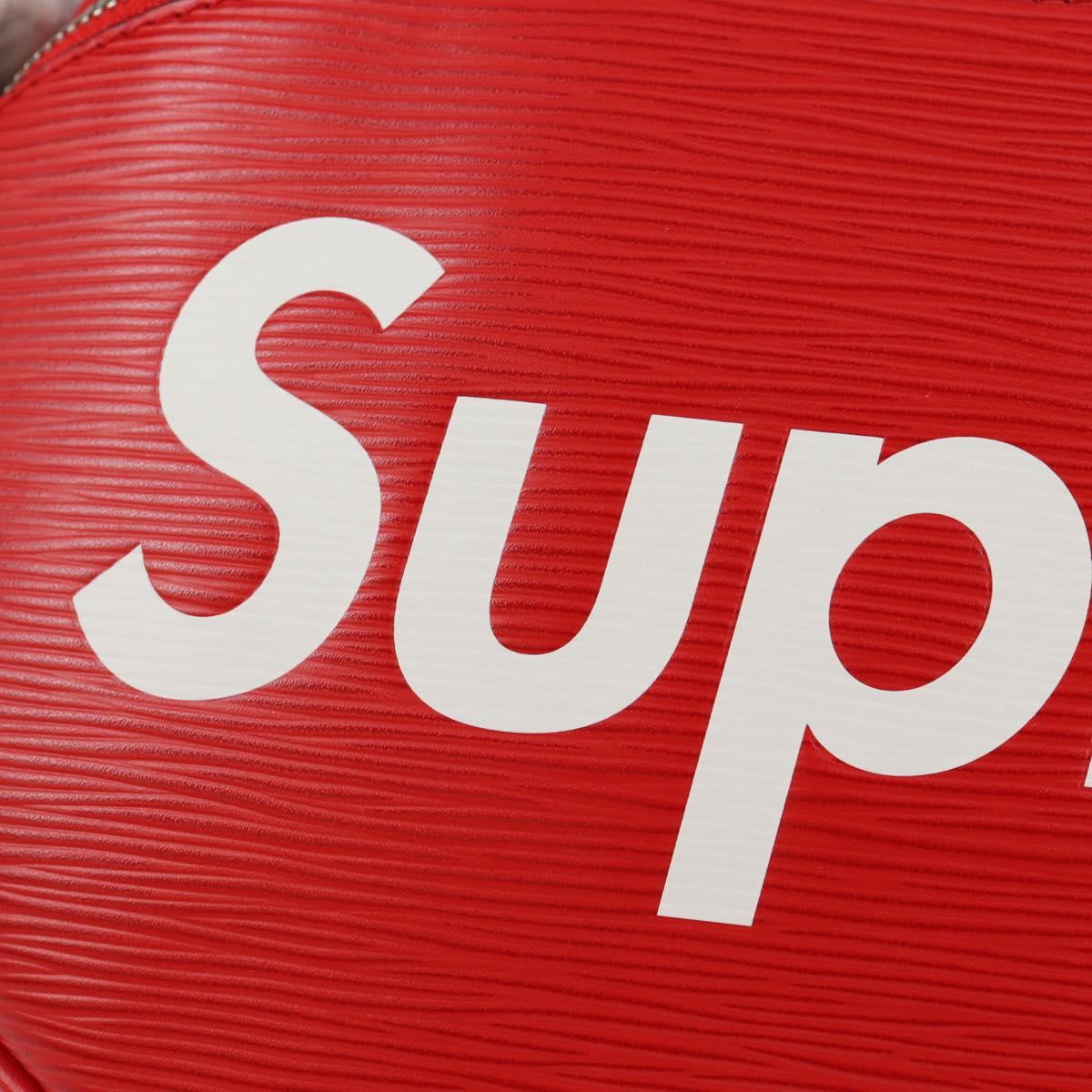 LOUIS VUITTON Epi LV × Supreme Bum BagPM Body Bag Red M53418 LV Auth yk18136A