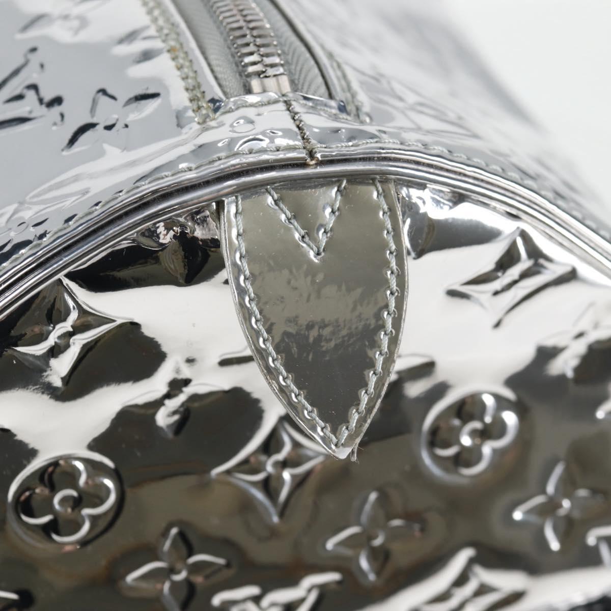 LOUIS VUITTON Monogram Miroir Keepall 55 Bag Silver Argent M95275 Auth yk18156SM