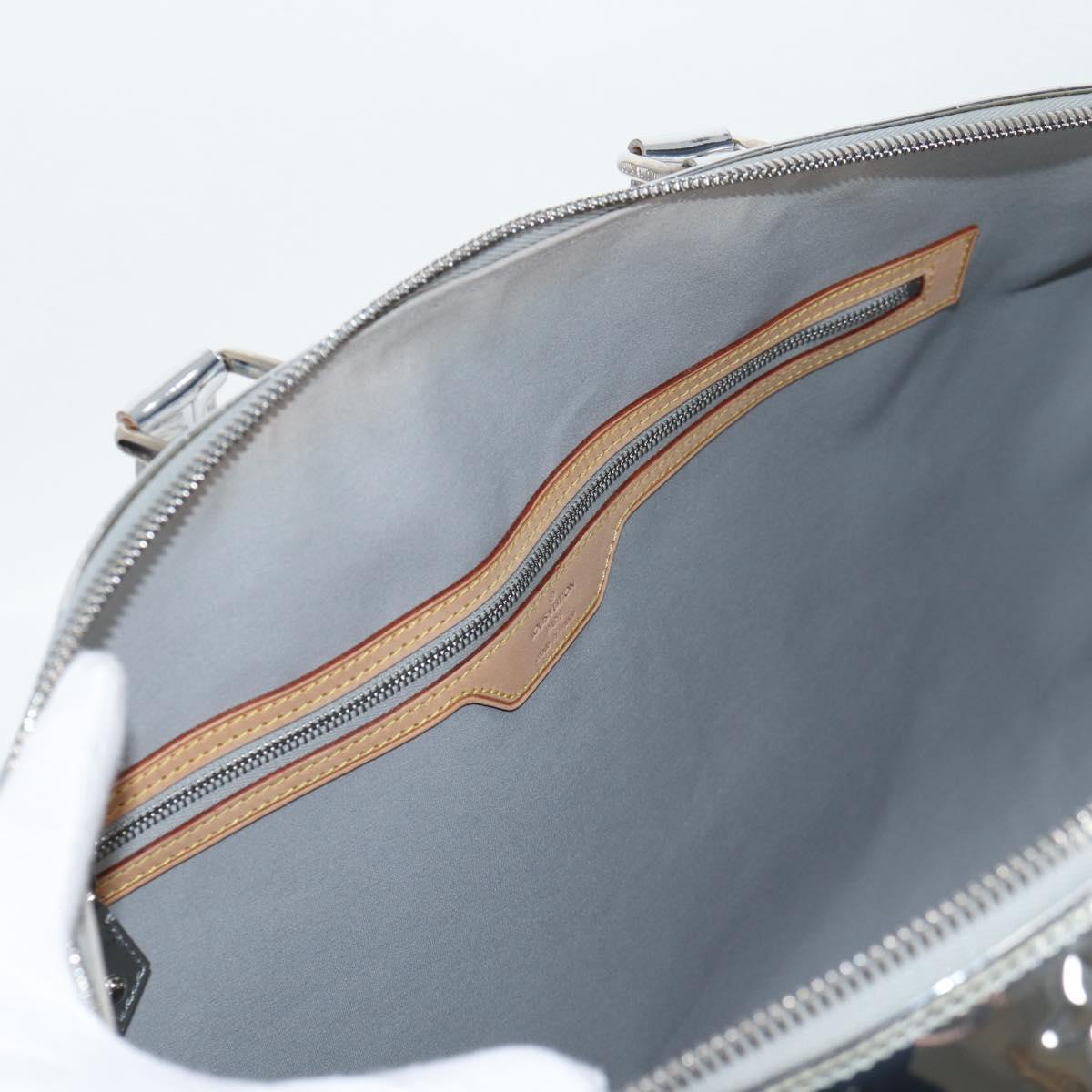 LOUIS VUITTON Monogram Miroir Keepall 55 Bag Silver Argent M95275 Auth yk18156SM