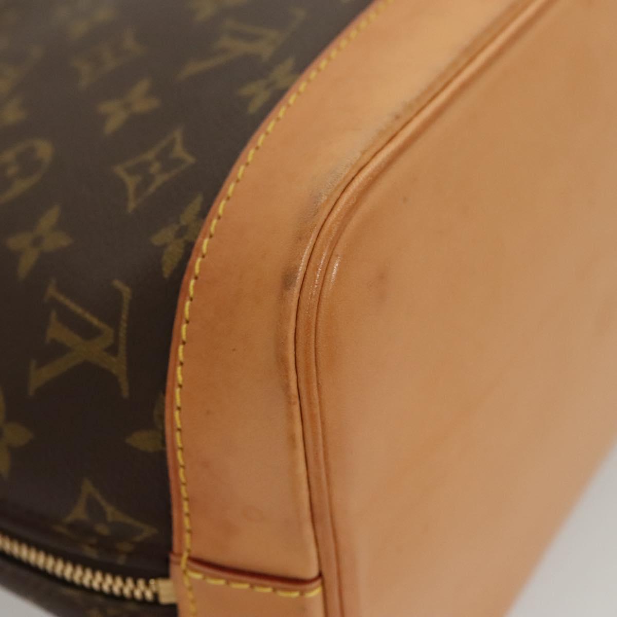 LOUIS VUITTON Monogram Alma Hand Bag M51130 LV Auth yk18247