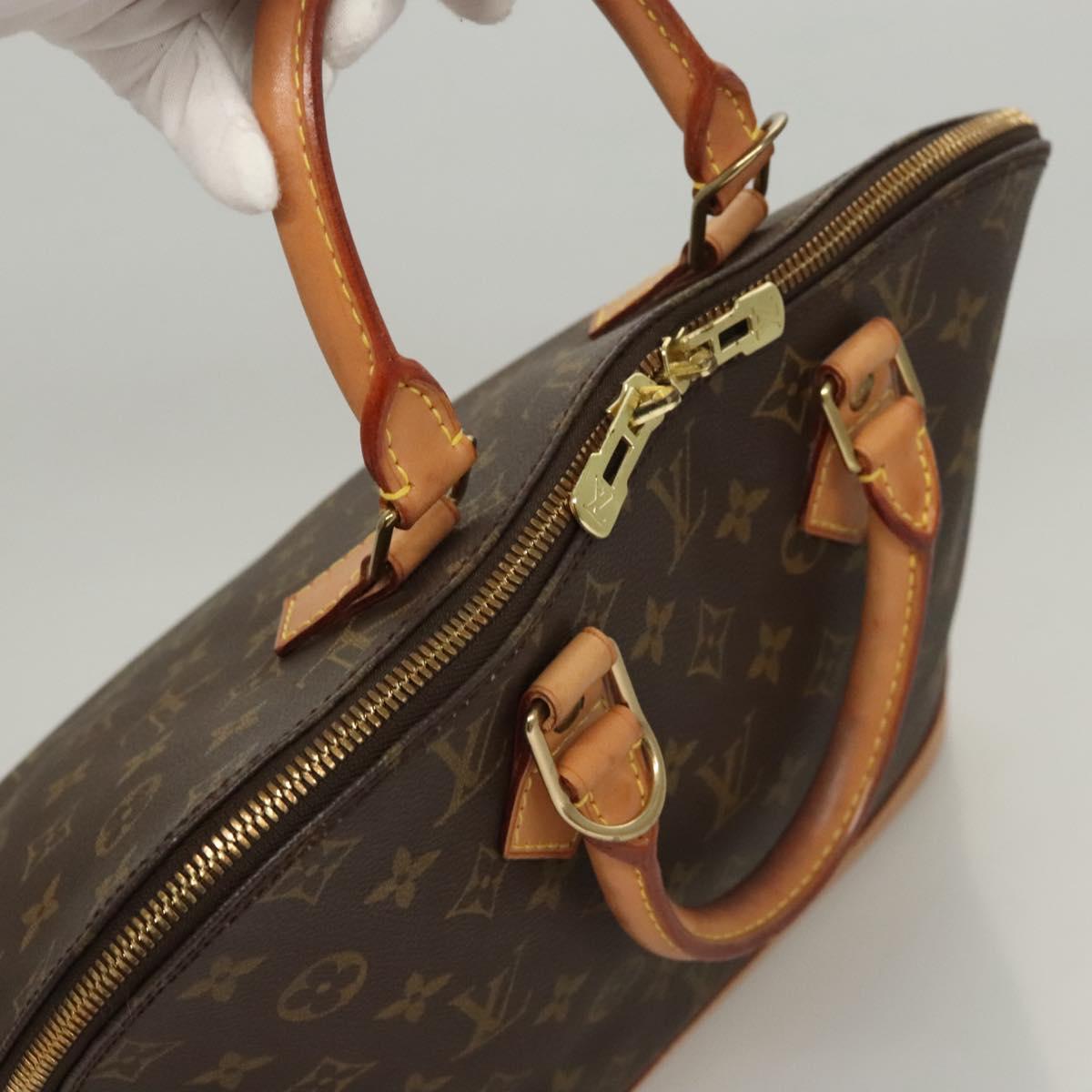 LOUIS VUITTON Monogram Alma Hand Bag M51130 LV Auth yk18247