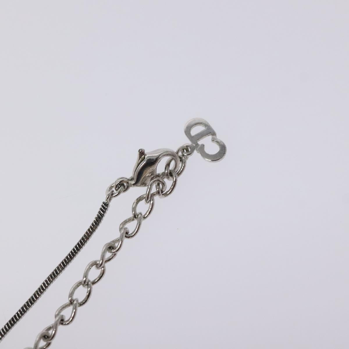 Christian Dior Necklace metal Red Auth yk18260