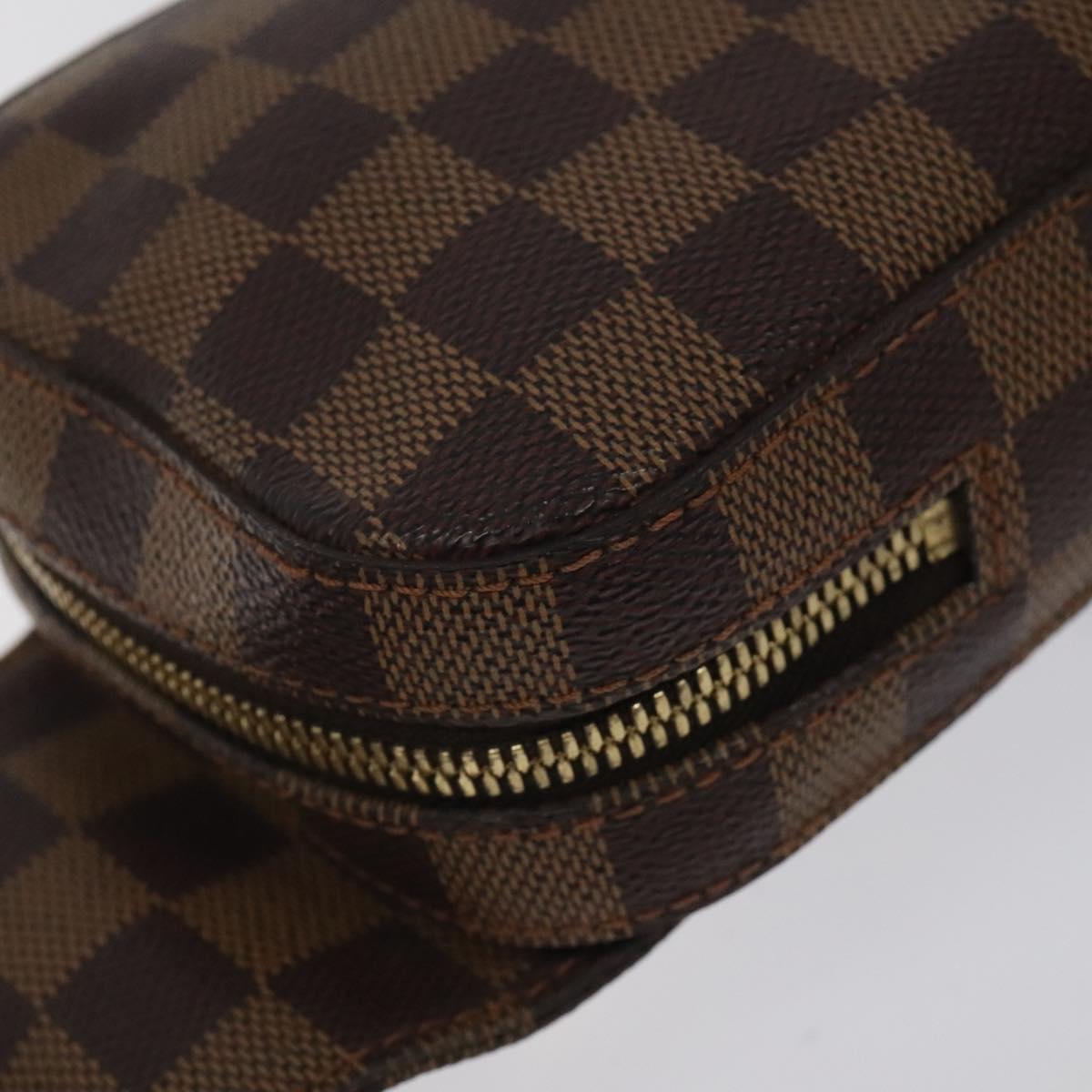 LOUIS VUITTON Damier Ebene Geronimos Shoulder Bag N51994 LV Auth yk18286