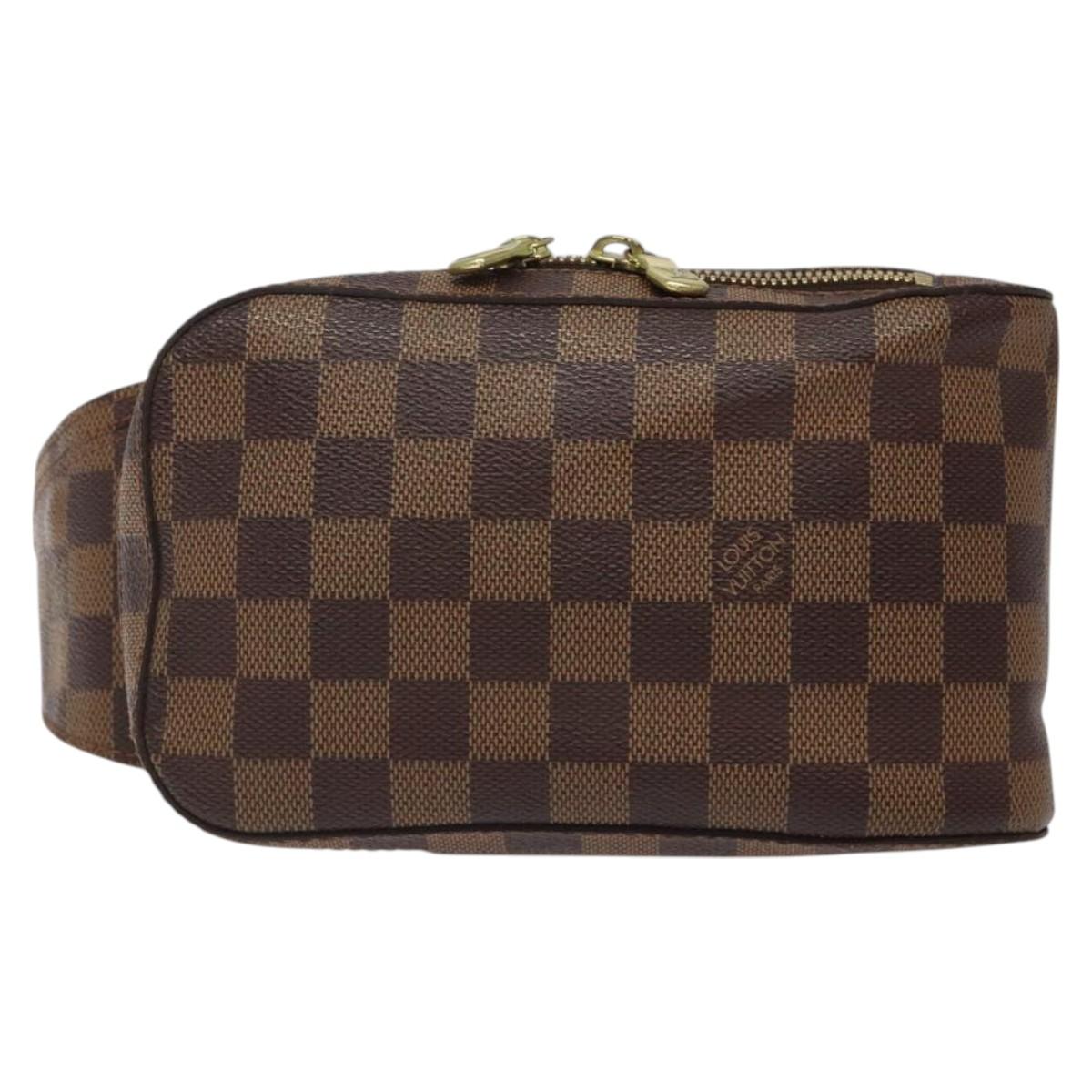 LOUIS VUITTON Damier Ebene Geronimos Shoulder Bag N51994 LV Auth yk18286