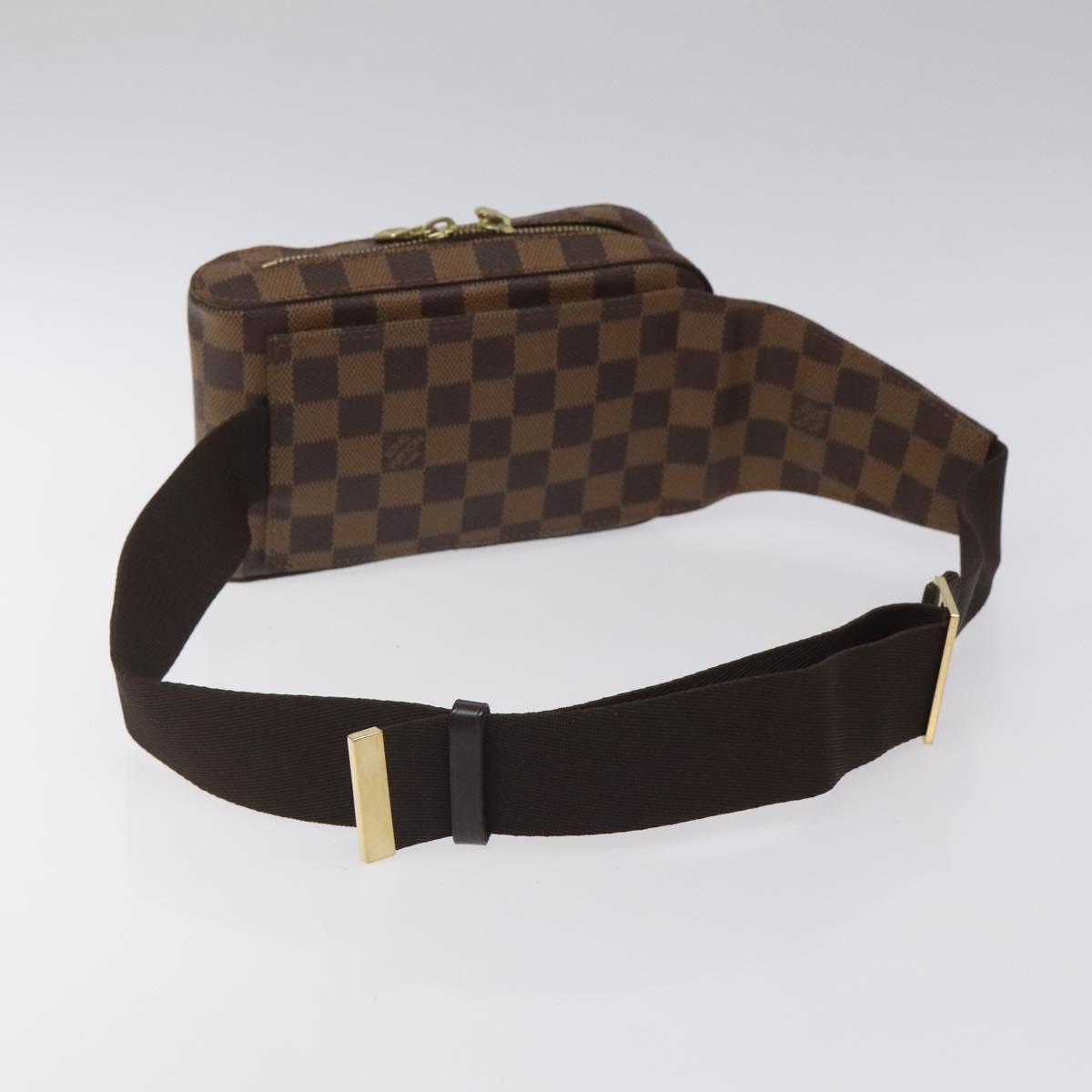 LOUIS VUITTON Damier Ebene Geronimos Shoulder Bag N51994 LV Auth yk18286