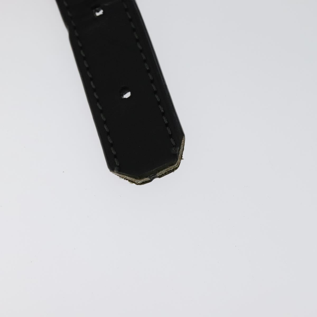 LOEWE anagram Shoulder Bag PVC Gray Gold Auth yk18308