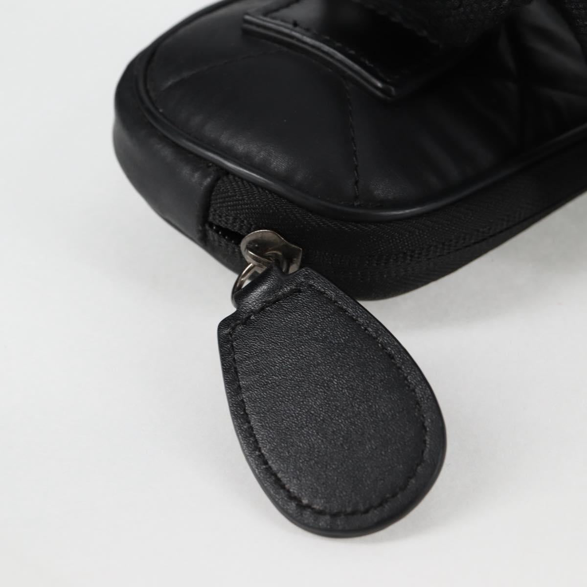 CHANEL Tennis Racket Case Set COCO Mark plastic Black White CC Auth yk18381V