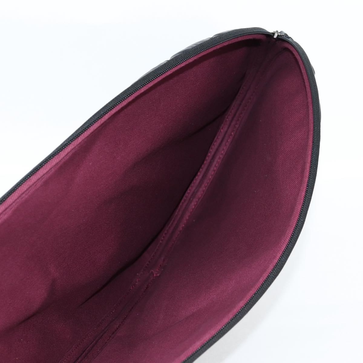 CHANEL Tennis Racket Case Set COCO Mark plastic Black White CC Auth yk18381V