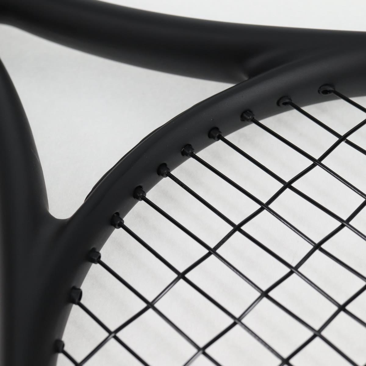 CHANEL Tennis Racket Case Set COCO Mark plastic Black White CC Auth yk18381V