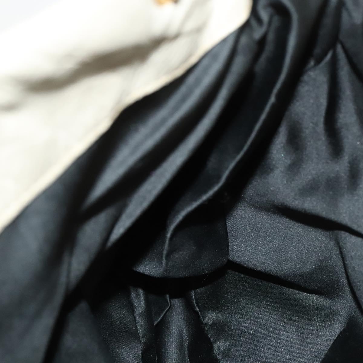 Miu Miu Shoulder Bag Leather 2way Gray Gold Auth yk18463