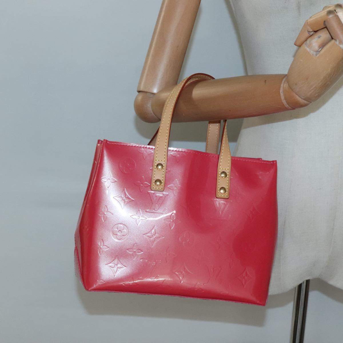 LOUIS VUITTON Monogram Vernis Reade PM Hand Bag Fran Boise M9132F Auth yk18494V