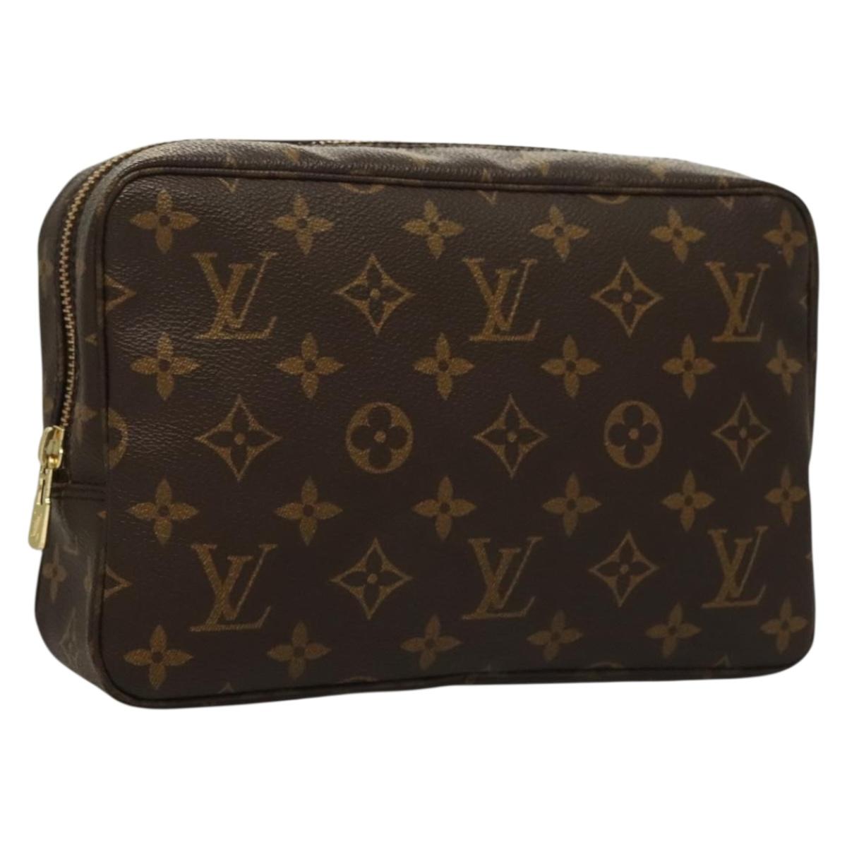 LOUIS VUITTON Monogram Trousse Toilette 23 Clutch Bag M47524 LV Auth yk18584