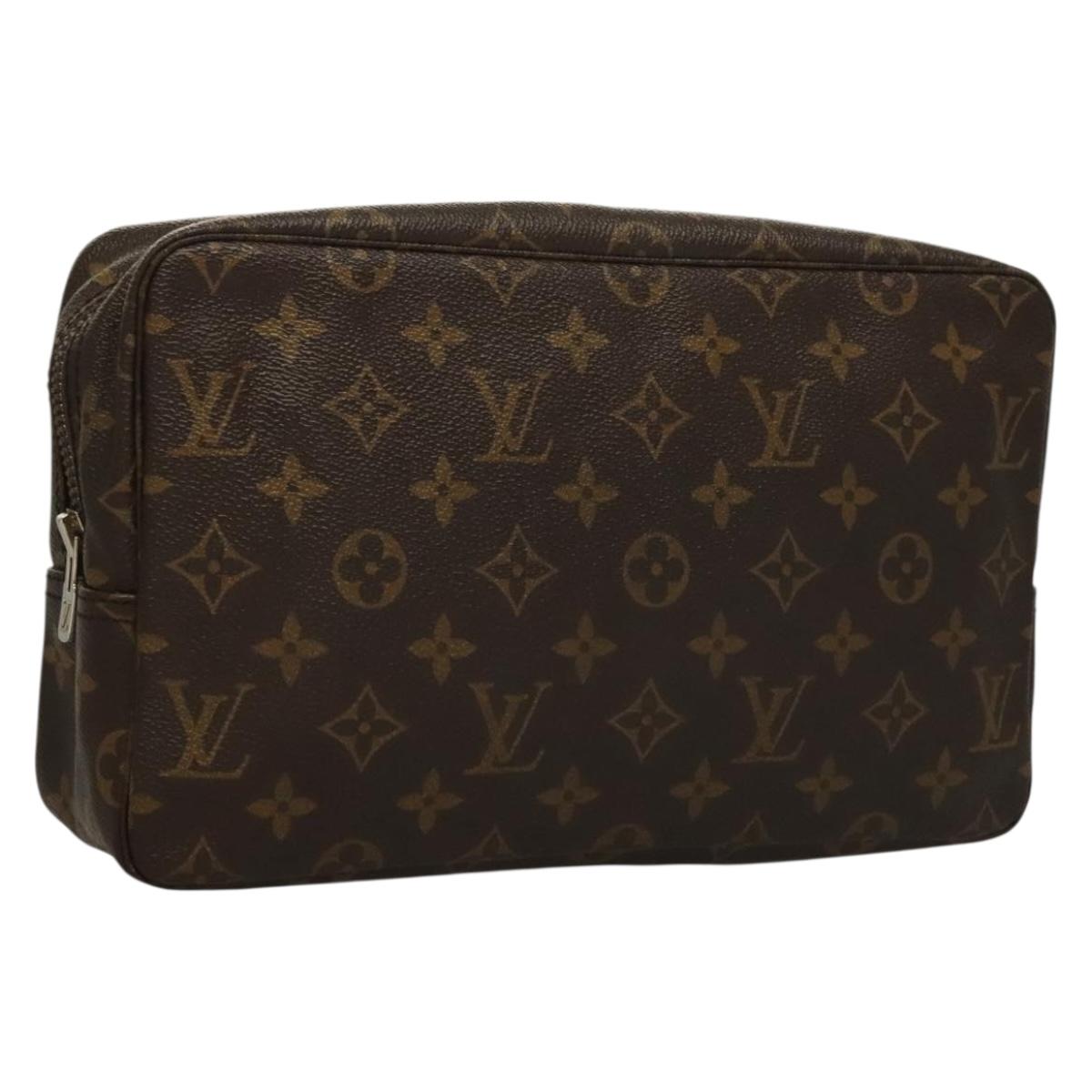 LOUIS VUITTON Monogram Trousse Toilette 28 Clutch Bag M47522 LV Auth yk18591