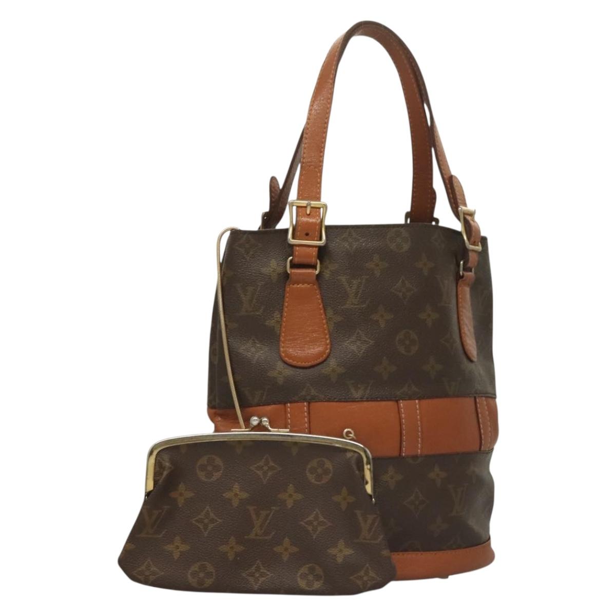 LOUIS VUITTON Monogram Bucket PM Shoulder Bag USA limited M42238 LV Auth yk18604