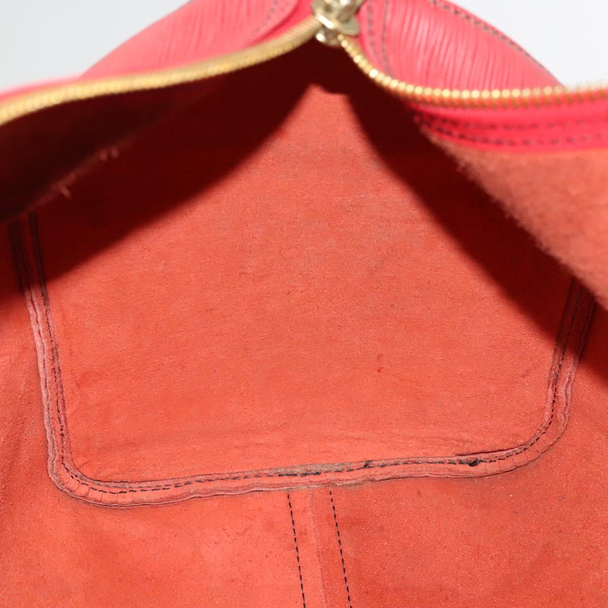 LOUIS VUITTON Epi Keepall 45 Boston Bag Red M42977 LV Auth yk18614