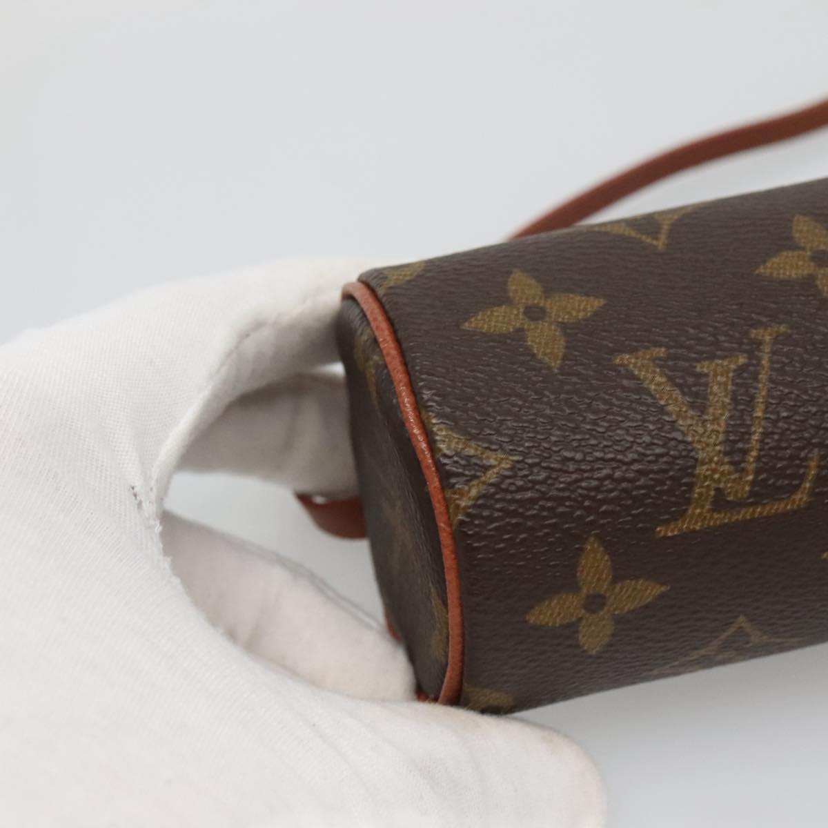 LOUIS VUITTON Monogram Papillon Pouch LV Auth yk18684