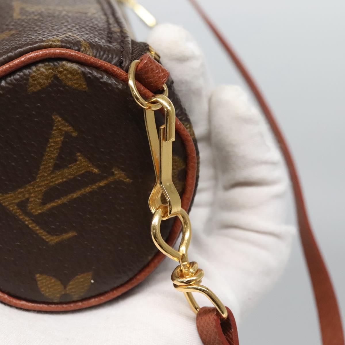 LOUIS VUITTON Monogram Papillon Pouch LV Auth yk18684