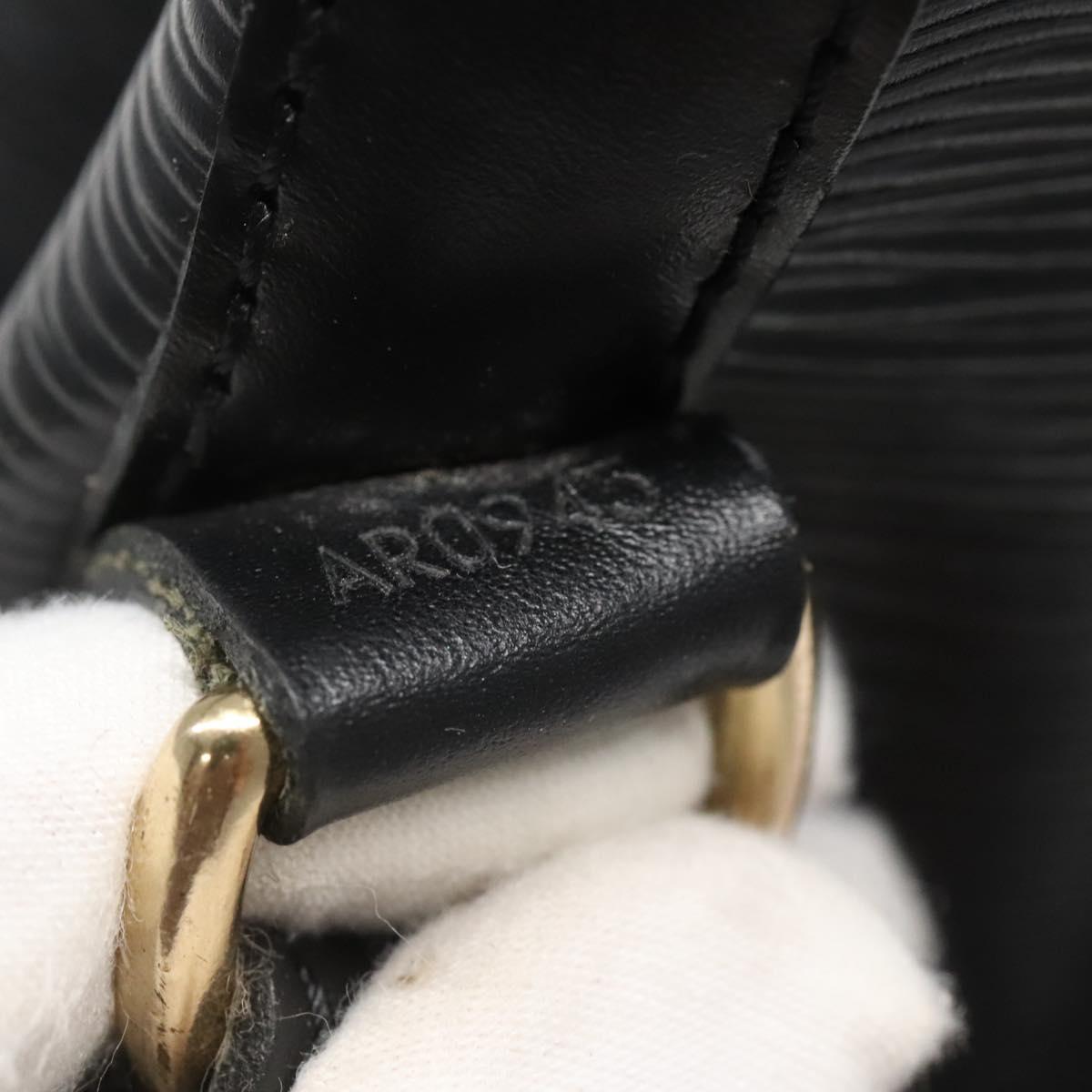 LOUIS VUITTON Epi Petit Noe Shoulder Bag Black M44102 LV Auth yk18686