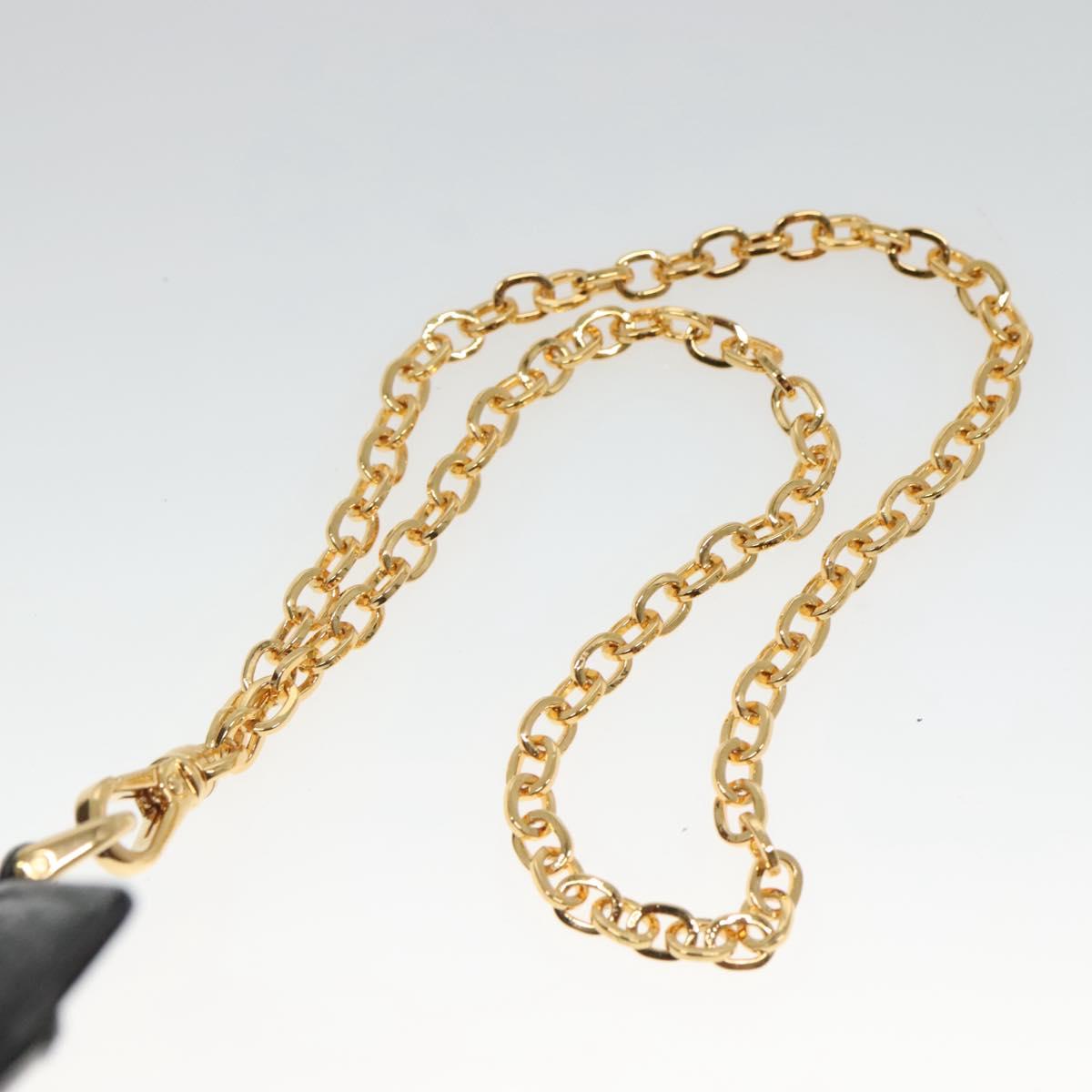 Miu Miu Pass Case Leather Black Auth yk18696V