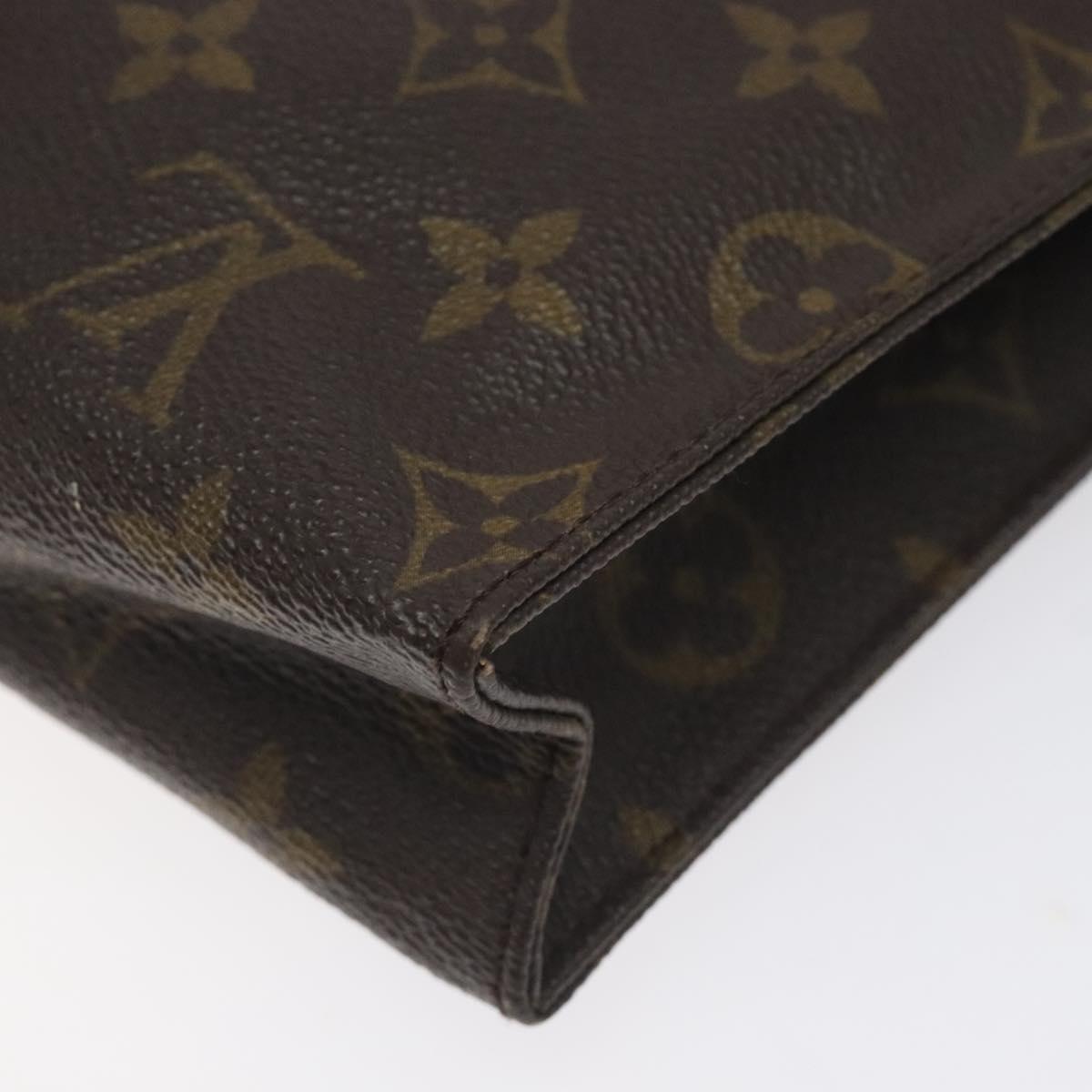 LOUIS VUITTON Monogram Poche Toilette 26 Pouch M47542 LV Auth yk18720