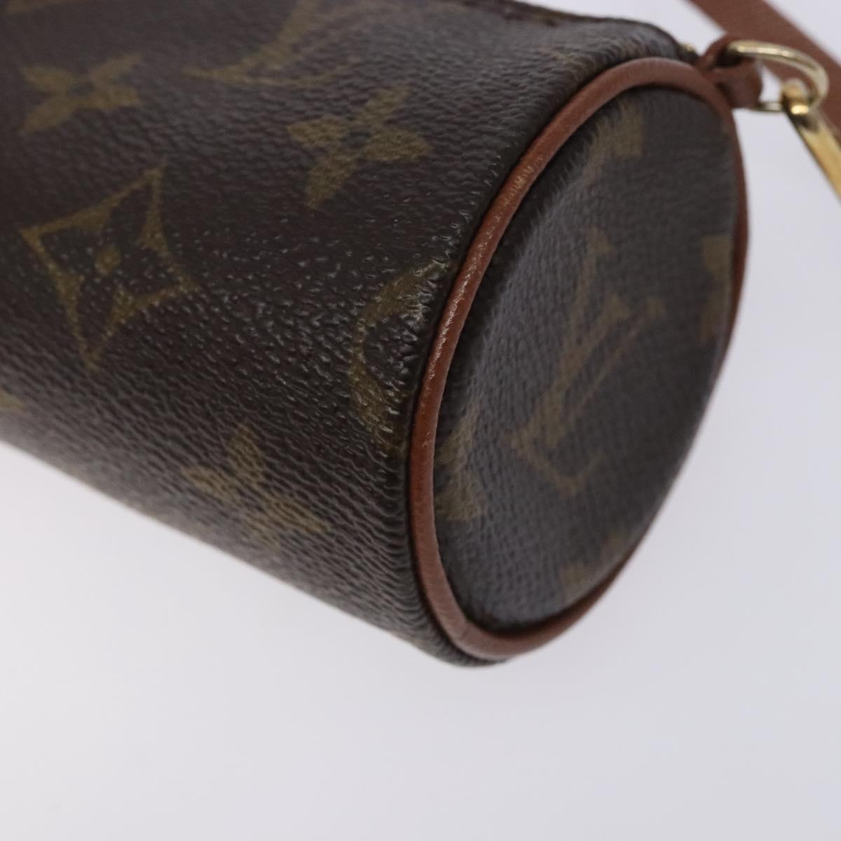 LOUIS VUITTON Monogram Papillon Pouch LV Auth yk18766