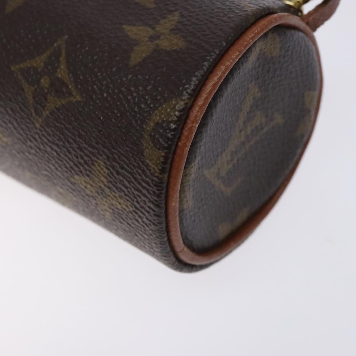 LOUIS VUITTON Monogram Papillon Pouch LV Auth yk18766