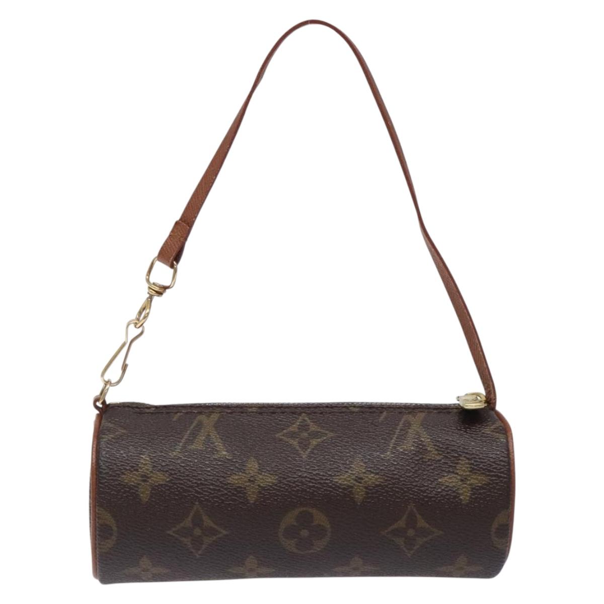 LOUIS VUITTON Monogram Papillon Pouch LV Auth yk18766