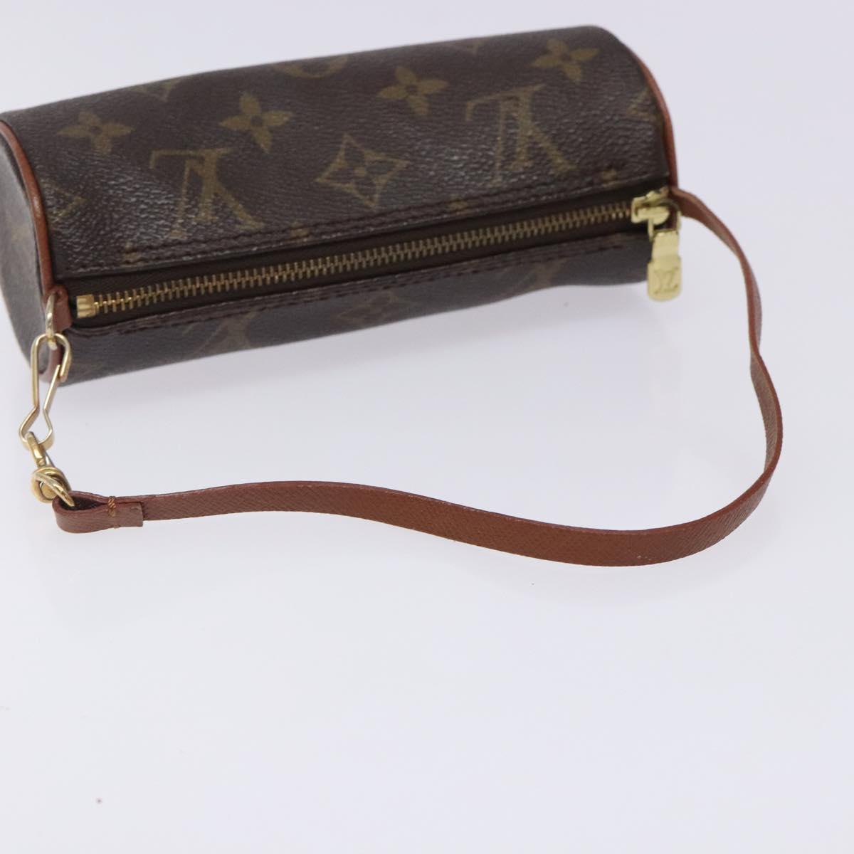 LOUIS VUITTON Monogram Papillon Pouch LV Auth yk18766