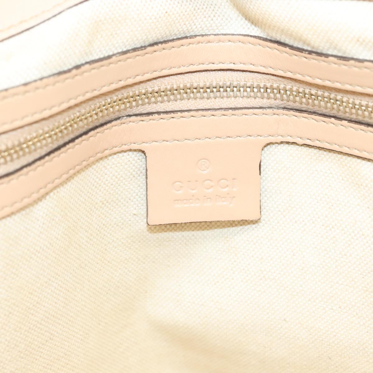 GUCCI GG Canvas Lovely Tote Bag Pink Gold 257069 Auth yk18786