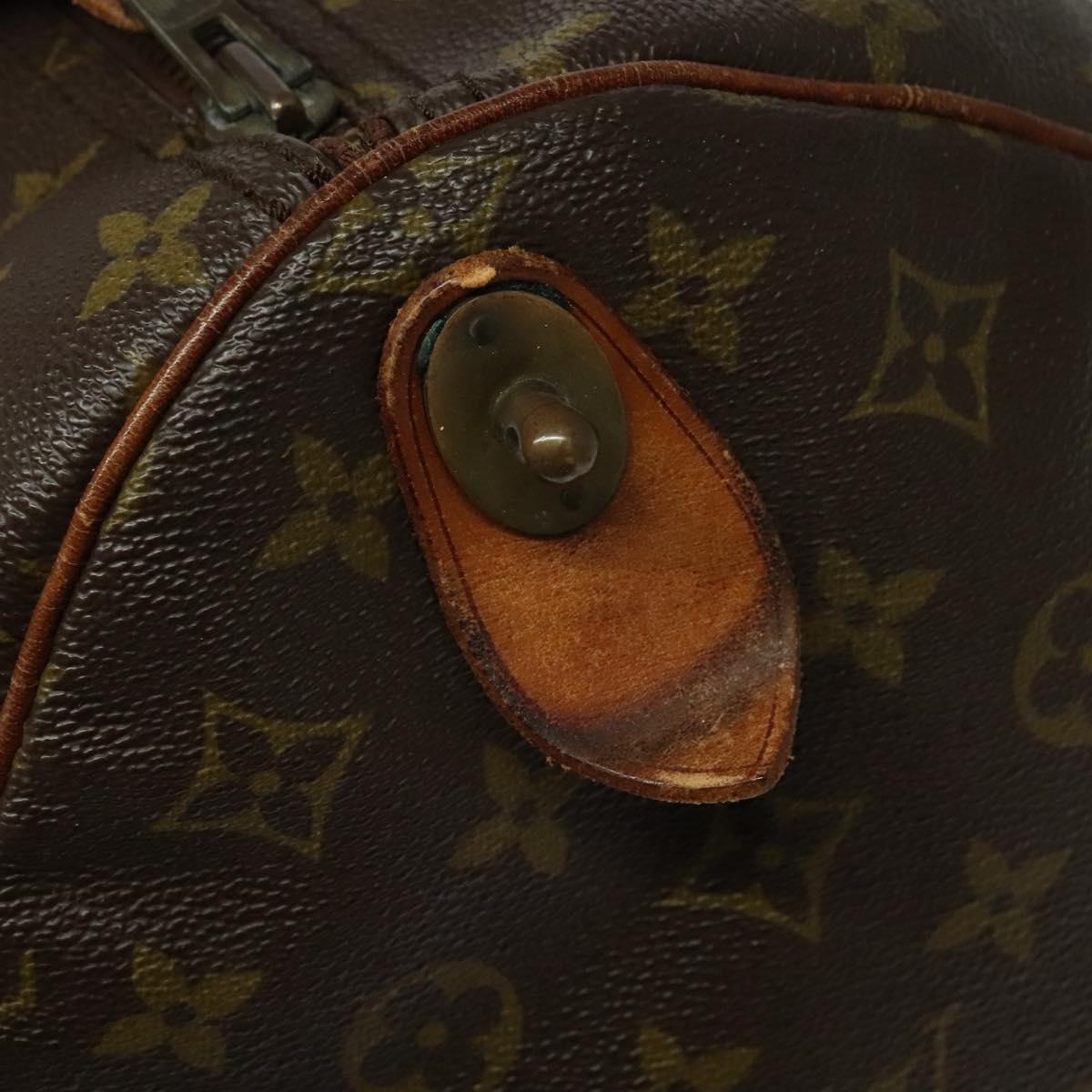 LOUIS VUITTON Monogram Keepall 60 Boston Bag Vintage M41422 LV Auth yk18797