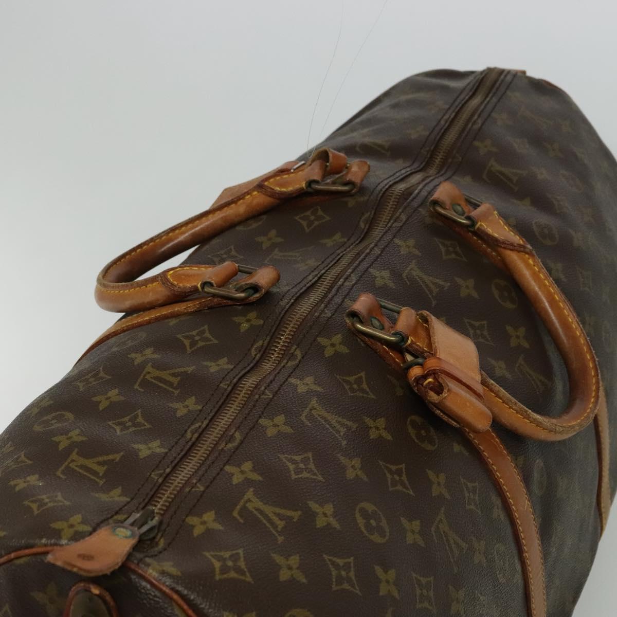 LOUIS VUITTON Monogram Keepall 60 Boston Bag Vintage M41422 LV Auth yk18797