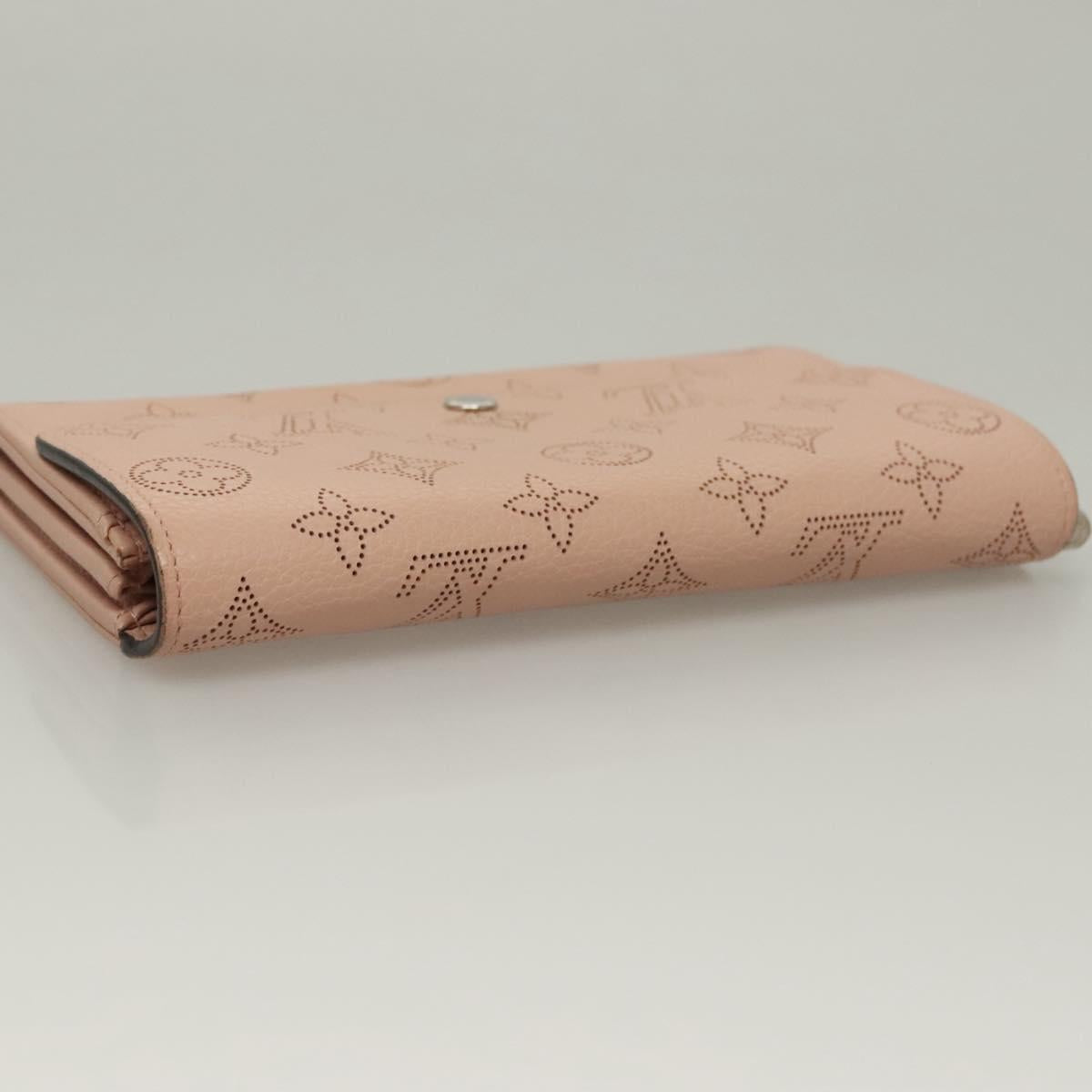 LOUIS VUITTON Mahina Portefeuille Iris Long Wallet Pink M60145 LV Auth yk18803