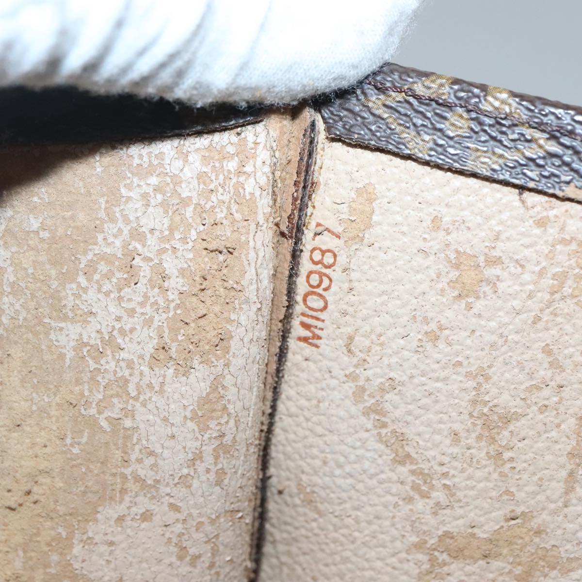 LOUIS VUITTON Monogram Sac Plat Hand Bag M51140 LV Auth yk18804