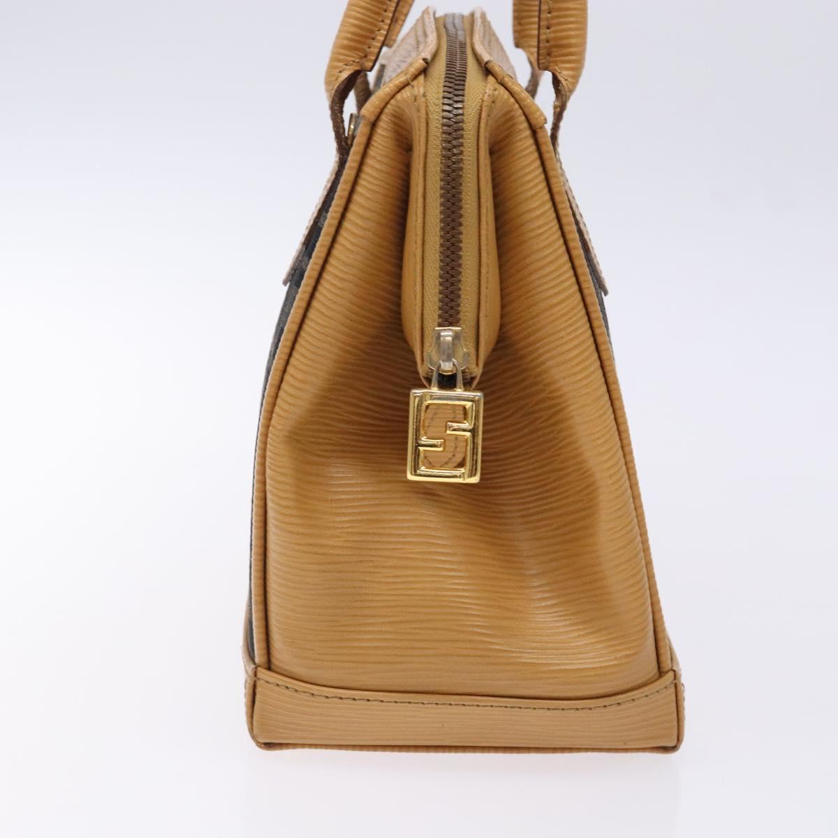 FENDI Zucca Canvas Hand Bag Black Brown Auth yk18810