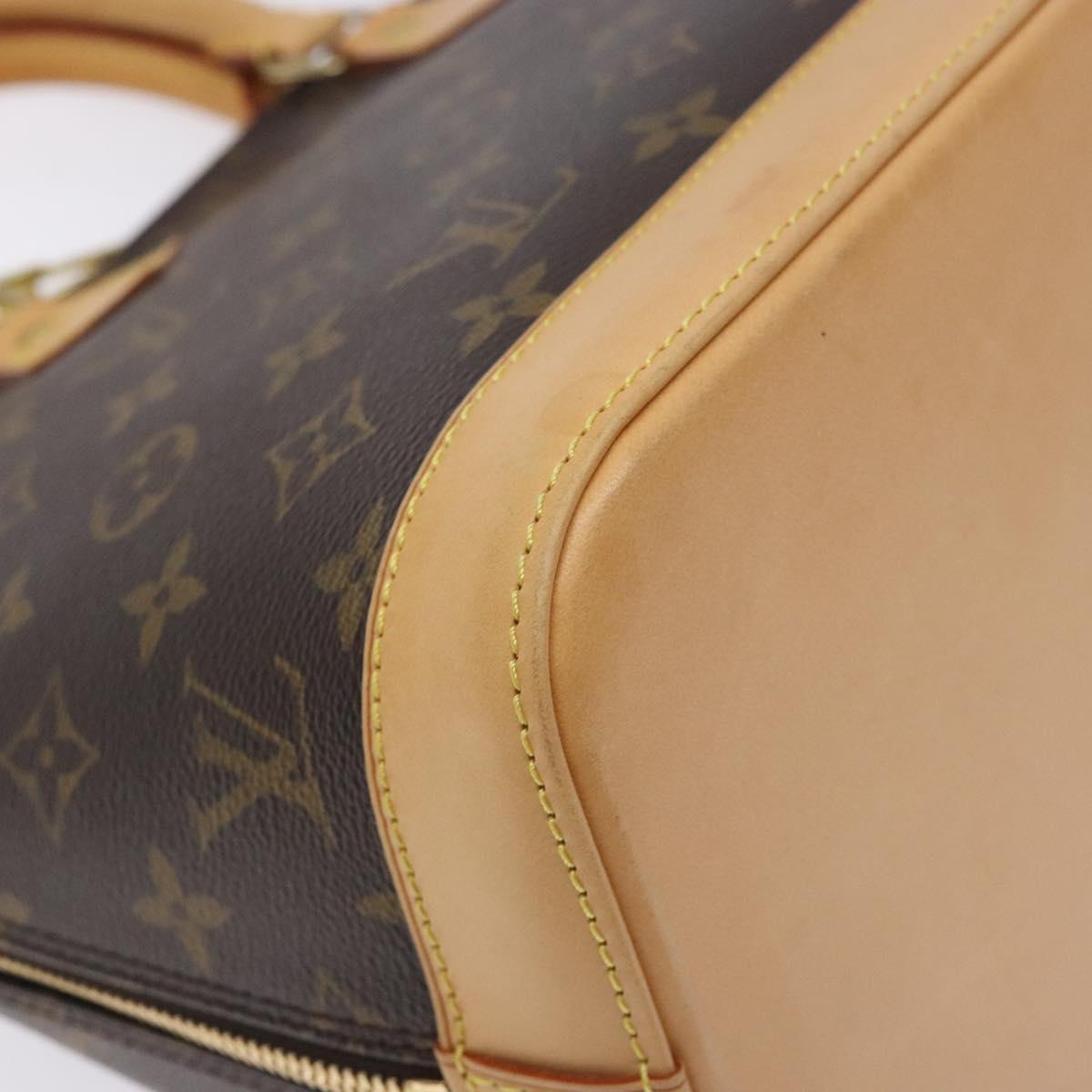 LOUIS VUITTON Monogram Alma Hand Bag M51130 LV Auth yk18843
