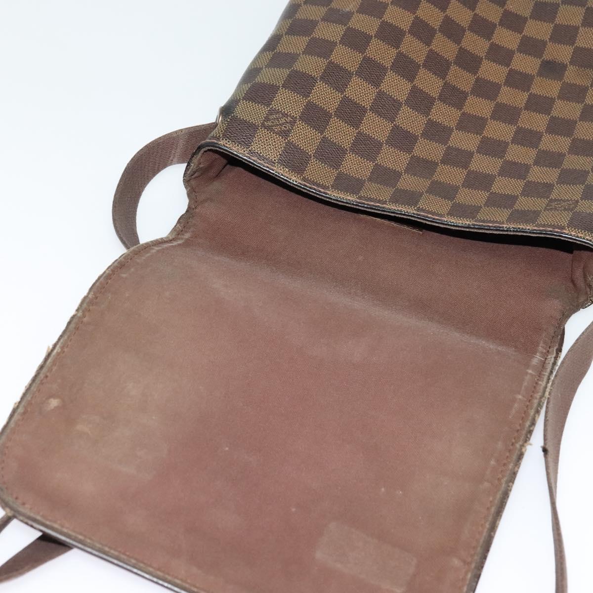 LOUIS VUITTON Damier Ebene Brooklyn PM Shoulder Bag N51210 LV Auth yk18854