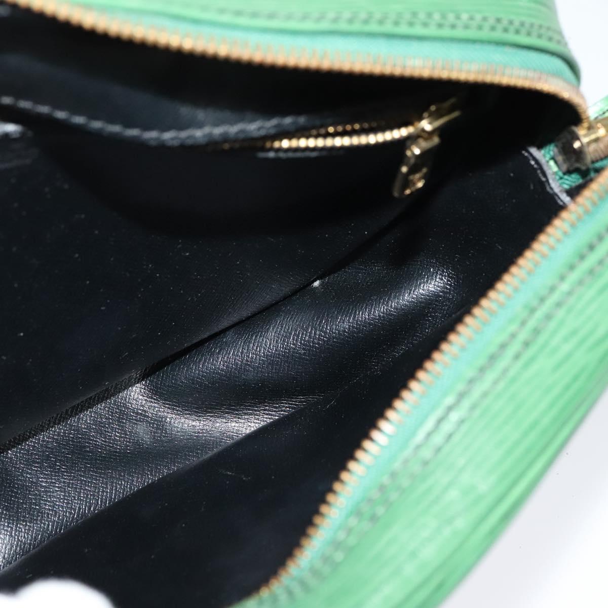 LOUIS VUITTON Epi Jeune Fille MM Shoulder Bag Green M52154 LV Auth yk18866