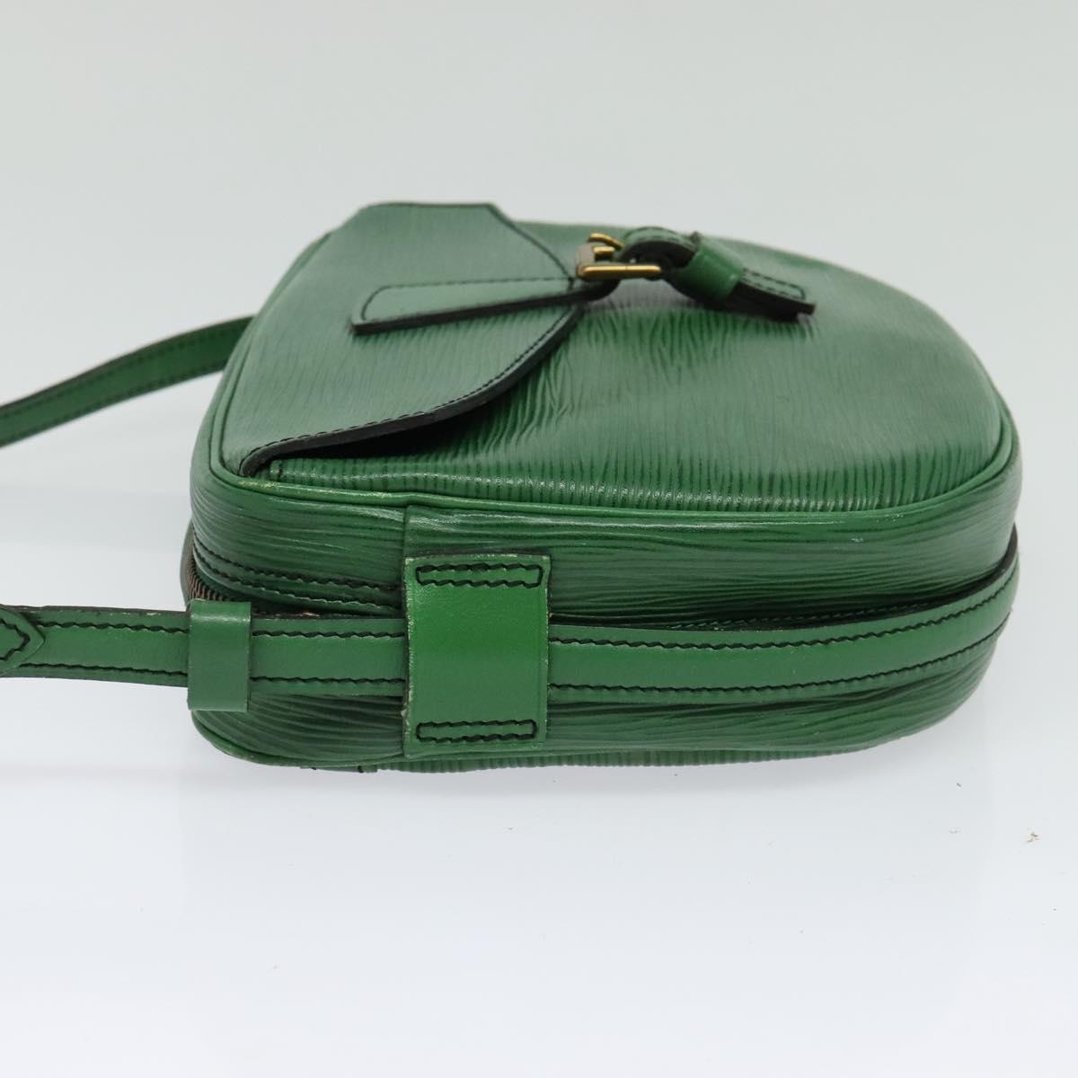 LOUIS VUITTON Epi Jeune Fille MM Shoulder Bag Green M52154 LV Auth yk18866