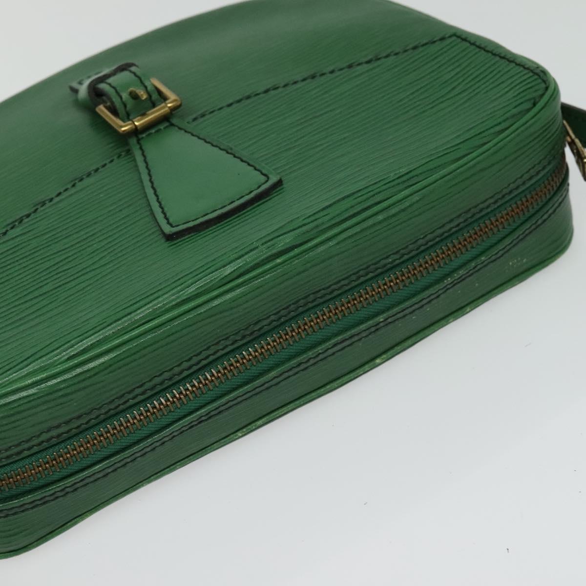 LOUIS VUITTON Epi Jeune Fille MM Shoulder Bag Green M52154 LV Auth yk18866