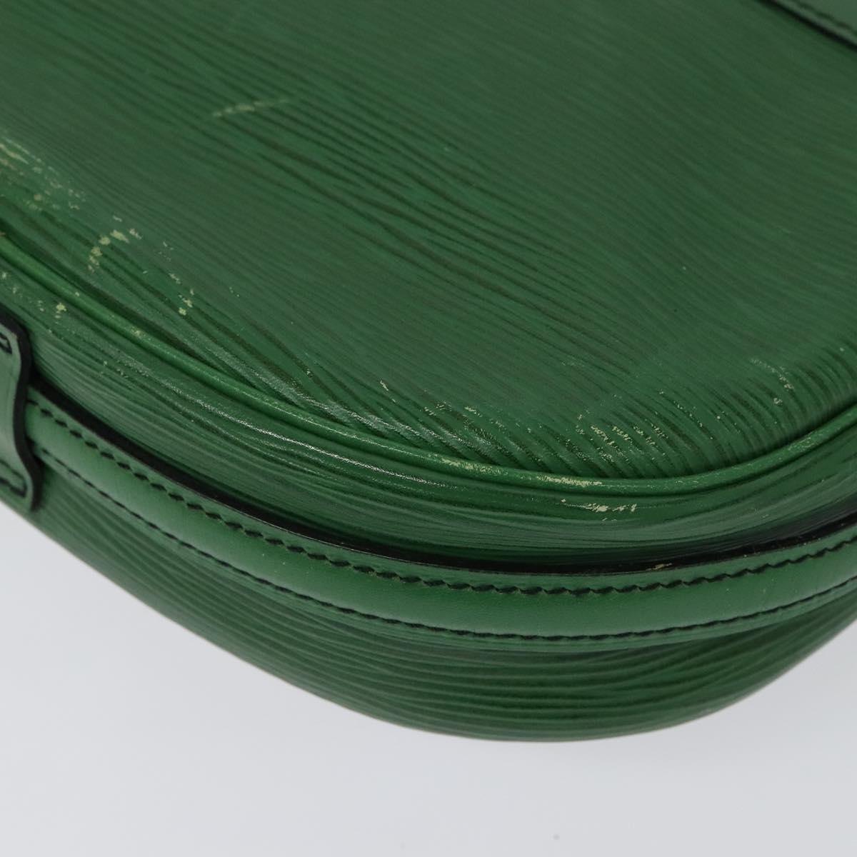 LOUIS VUITTON Epi Jeune Fille MM Shoulder Bag Green M52154 LV Auth yk18866
