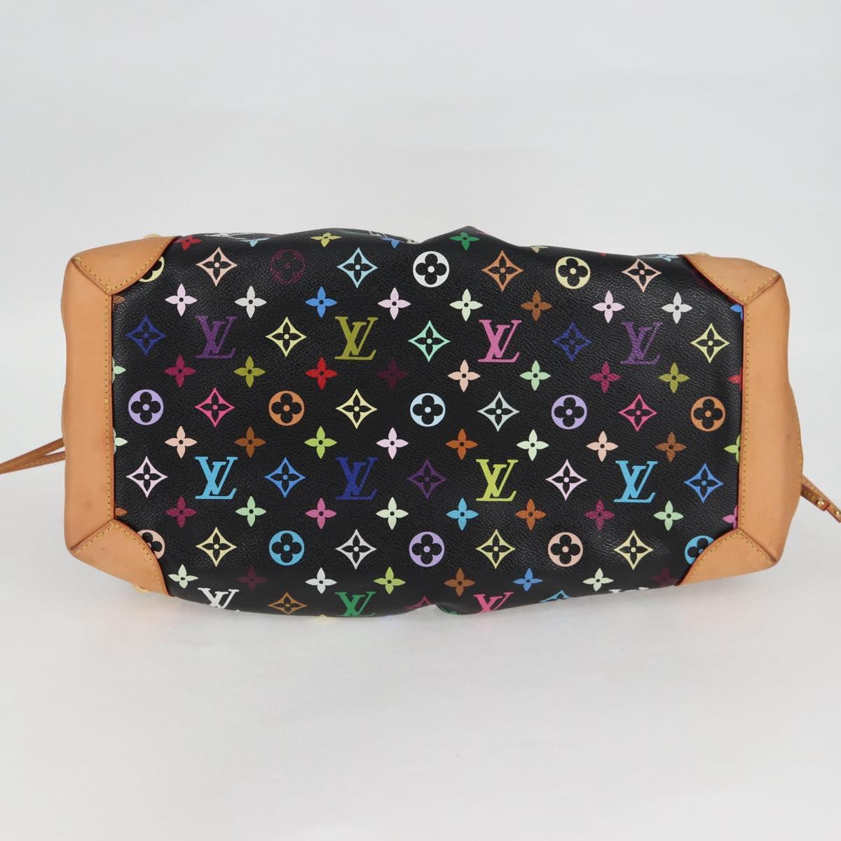 LOUIS VUITTON Monogram Multicolor Ursula Tote Bag Black M40124 LV Auth yk18891V