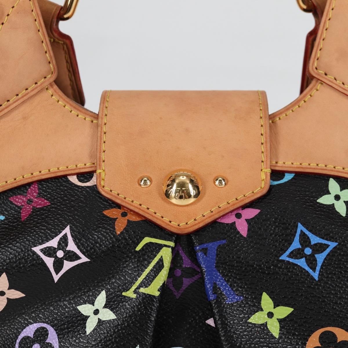 LOUIS VUITTON Monogram Multicolor Ursula Tote Bag Black M40124 LV Auth yk18891V
