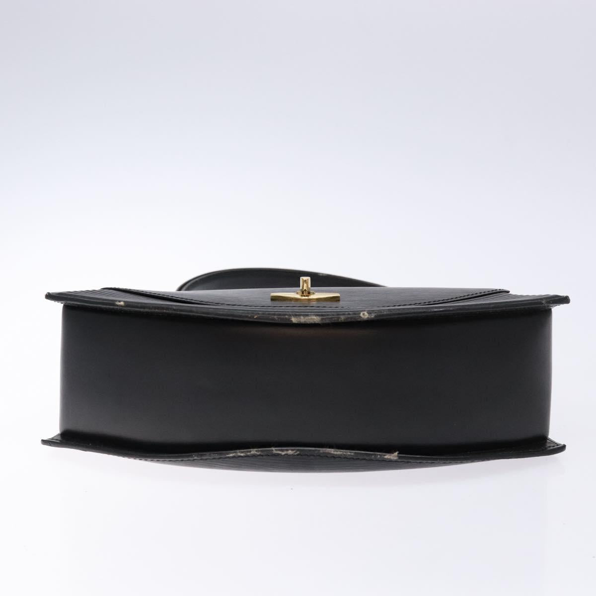LOUIS VUITTON Epi Tilsitt Shoulder Bag Black M52482 LV Auth yk18938