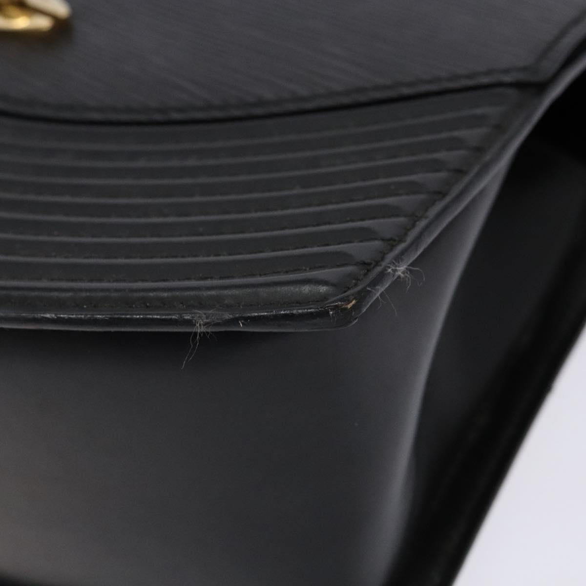 LOUIS VUITTON Epi Tilsitt Shoulder Bag Black M52482 LV Auth yk18938