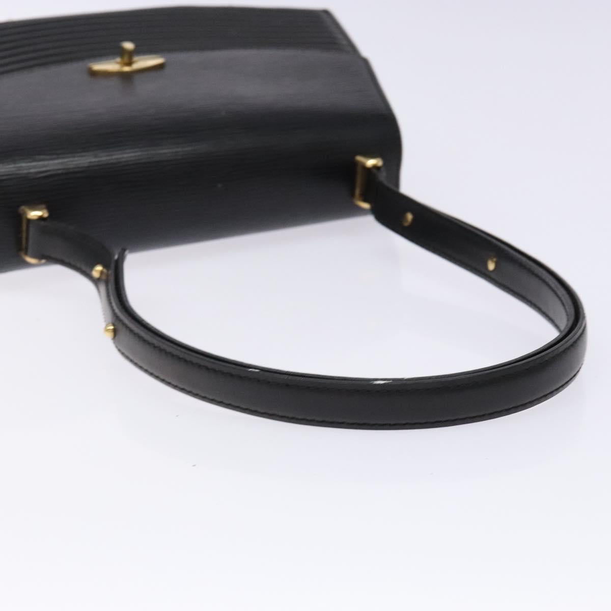 LOUIS VUITTON Epi Tilsitt Shoulder Bag Black M52482 LV Auth yk18938