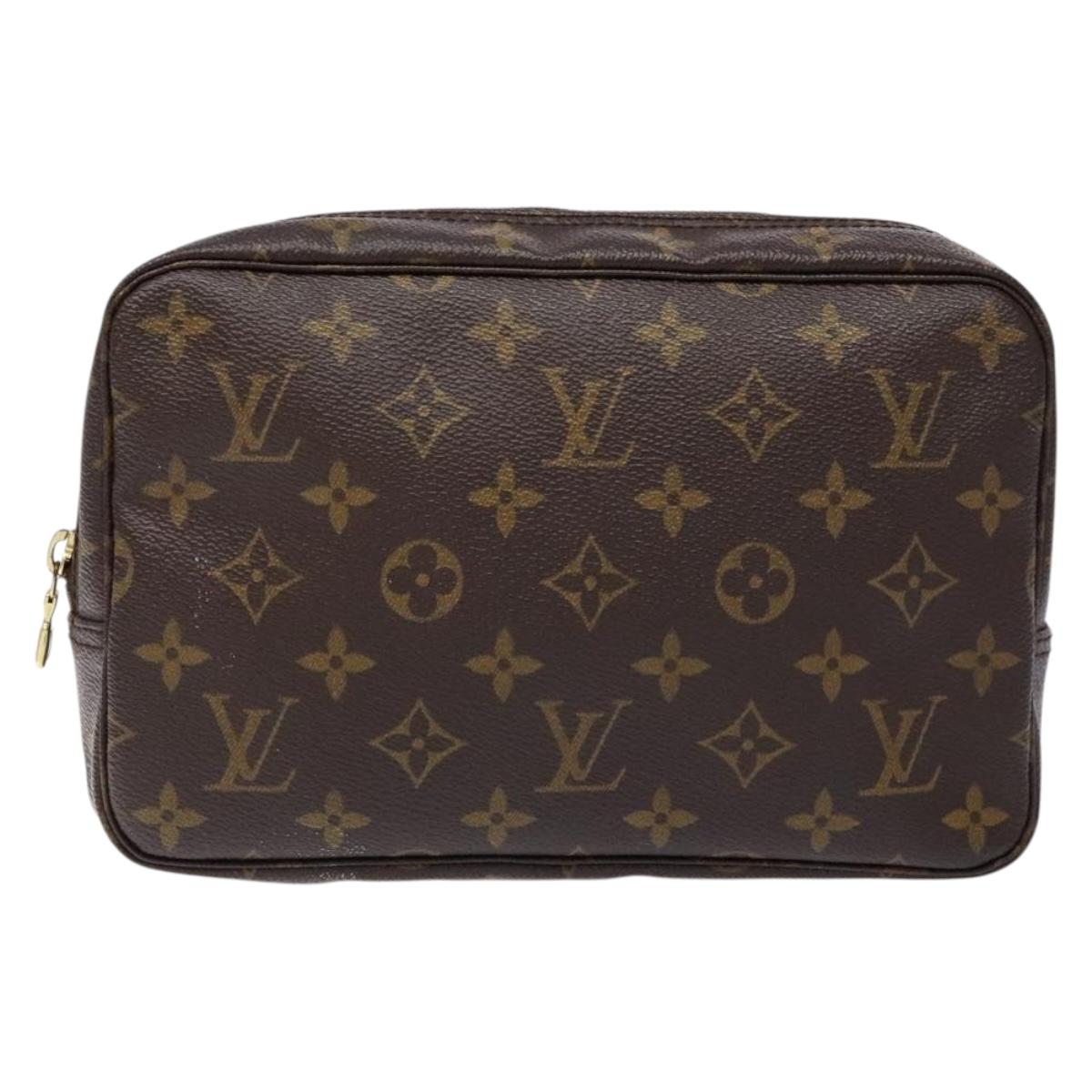 LOUIS VUITTON Monogram Trousse Toilette 23 Clutch Bag M47524 LV Auth yk19027
