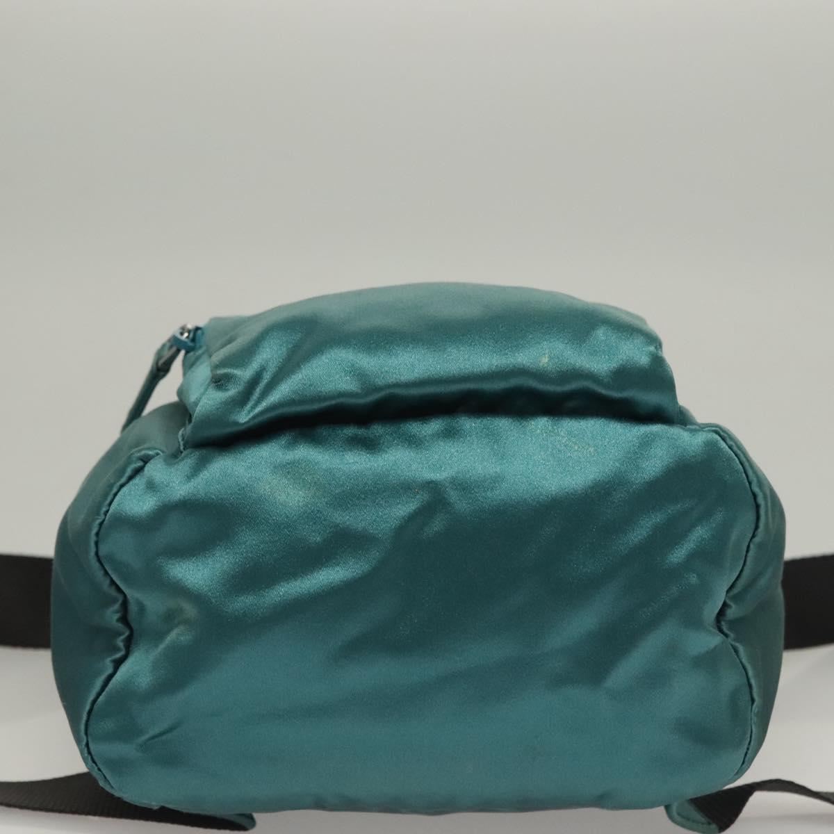 PRADA Backpack Satin Blue Auth yk19071