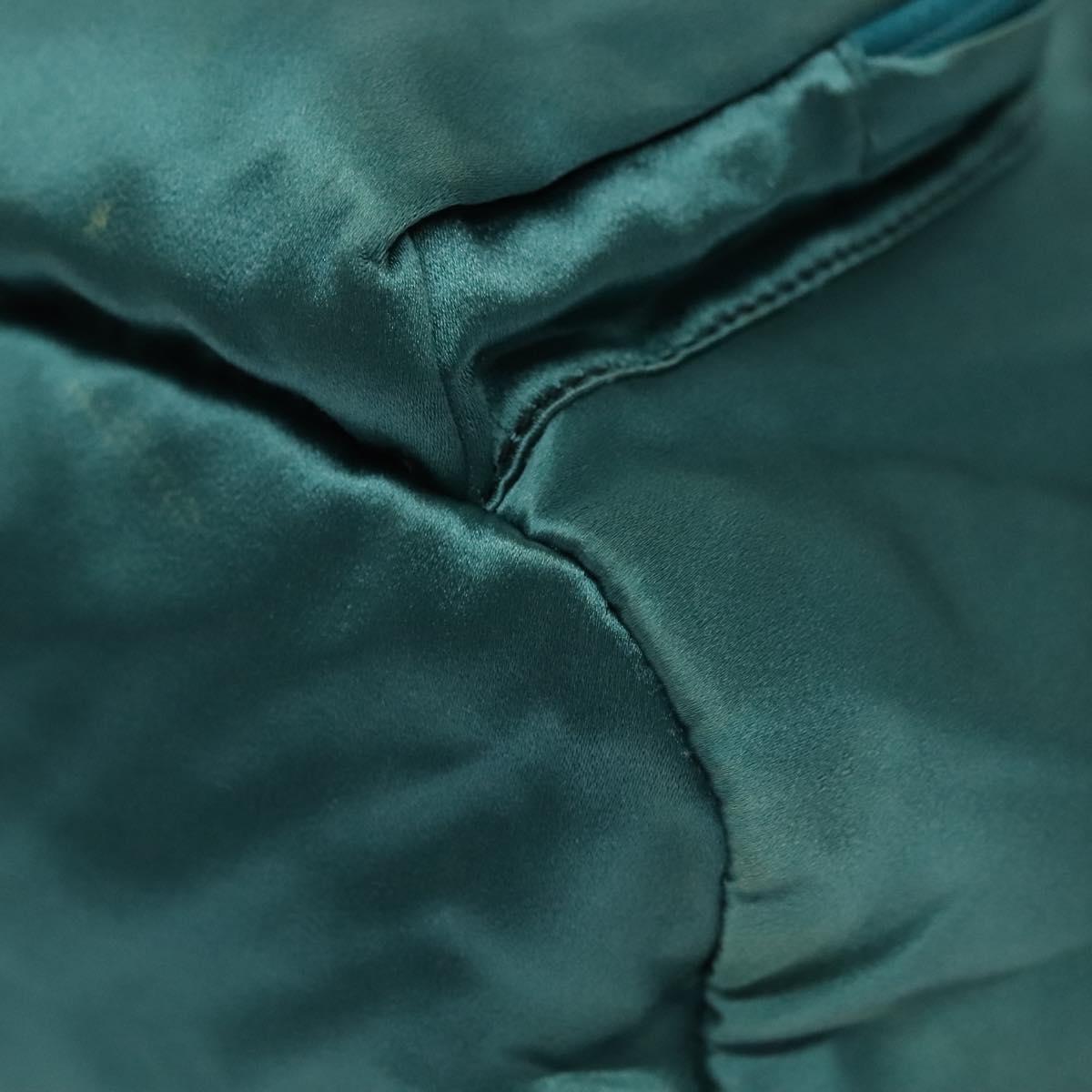 PRADA Backpack Satin Blue Auth yk19071